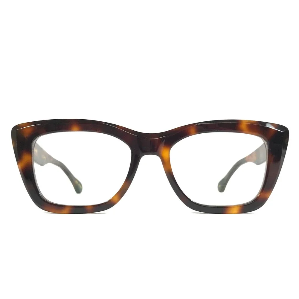 Alfred Kerbs Eyeglasses Frames SYLVIA HV Havana Tortoise Cat Eye 52-19-143